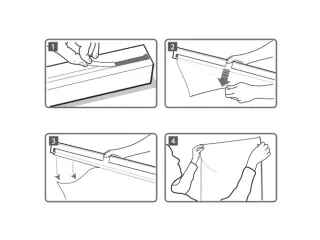 Whiteboard Vel Instant folie Nobo 60x80cm wit - 6