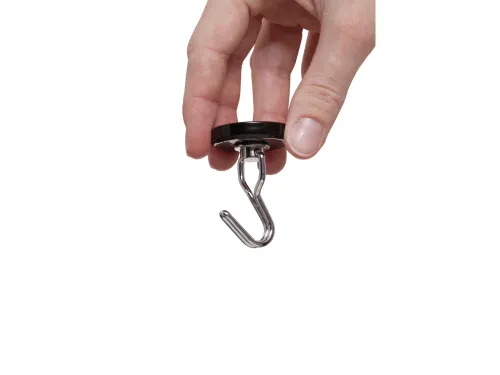 Magneet met haak MAUL Ø35mm trekkracht 5kg metaal 2 stuks