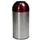 RVS afvalbakken,40l,HxØ 740x350mm,1opening(en),romp geborsteld