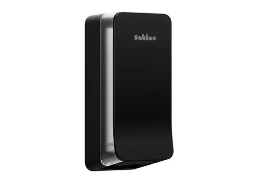 Toiletpapierdispenser Satino BT1 Hyginity gevouwen zwart 333425