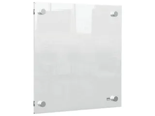OUTLET Nobo Transparant Wandgemonteerd Acryl Whiteboard 30x30cm - 1