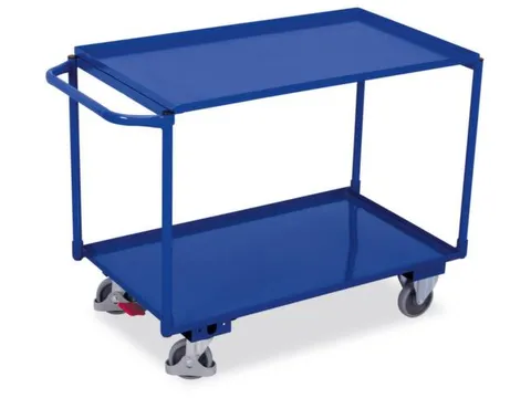 Tafelwagen 250kg 1000x600mm 2 Etages Ral5010 Staalplaat