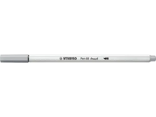 Brushstift STABILO Pen 568/95 koudgrijs