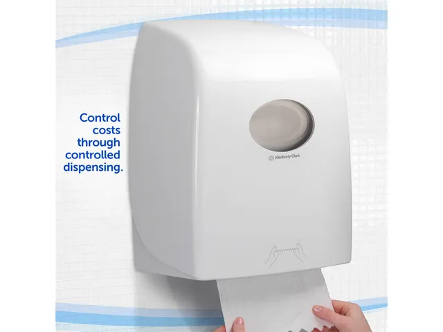 Handdoekroldispenser Kimberly Clark Aquarius wit 6959