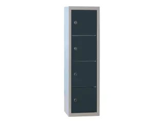 lockerkast,HxBxD 778x225x200mm,1x4vakken,RAL7035,front RAL7016 - 2