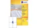 Etiket Avery DP004-100 105x149mm kopieren wit 400stuks