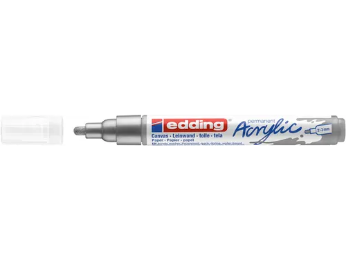 Acrylmarker edding e-5100 medium zilver