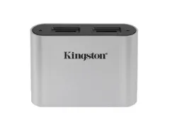 USB3.2 Gen1 Workflow microSDHC/SDXC UHS-II kaartlezer met twee sleuven