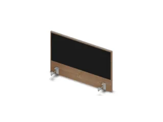 opzetpaneel bureau aanbouw aan de zijkant NT-cherry BN8033-zwart 800mm - 1