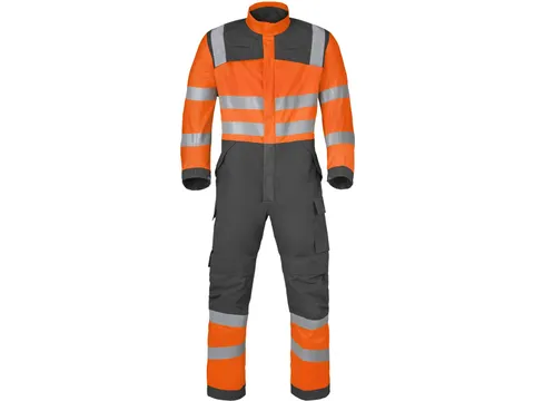 Havep 20436 coverall, houtskool/oranje, maat 64, per stuk
