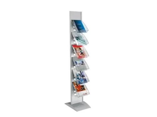 Folderrek Van Staal Vloerstandaard 1600x300x400mm Ral 9006