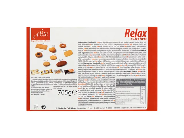 Koekjes Elite Selection Relax mix 120 stuks