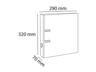 Ordner PVC Prem'Touc h A4 70 mm grijs - 7