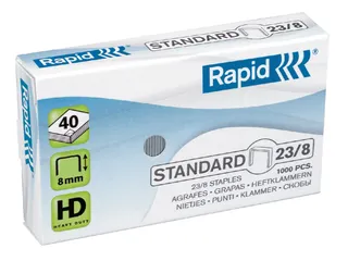 Nieten Rapid 23/8 gegalvaniseerd standaard 1000 stuks - 2