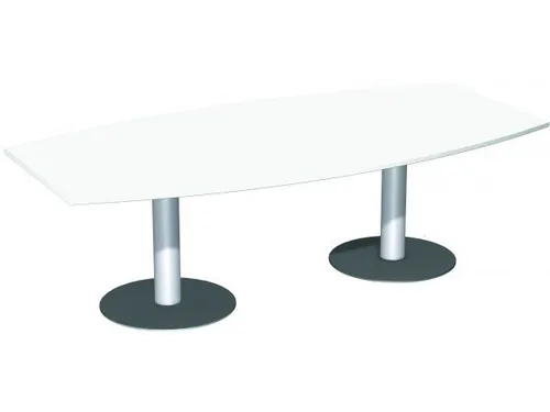 vergadertafel,HxBxD 720x2400x800mm,vatvormig