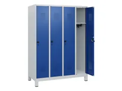 schoollocker,HxBxD 1630x1200x500mm,4vak,vak B 300mm,draaigrendel