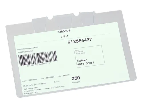 insteekhoes,DIN A5,liggend,HxB 165x237mm,v. inhangen,hard folie