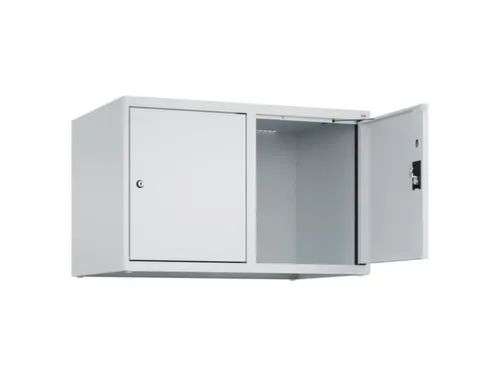 opzetkast,v. locker,2vak.,vak B 400mm,HxBxD 500x800x500mm,cilinderslot