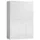 Dubbeldekse garderobekast 1800x1185x500mm 3x2vak 400mm RAL9003