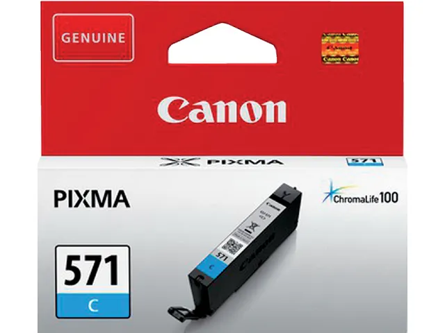 Inktcartridge Canon CLI-571 Cyaan