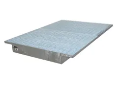 ophangbak,opvangvol. 200l,HxBxD 160x1750x915mm,m. rooster