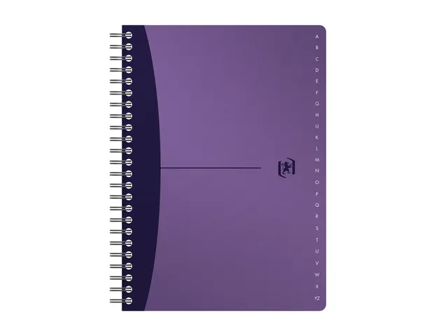 Indexboek Oxford Urban Mix A5 90vel alfabet lijn Assorti