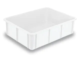 Stapelbak Pe Hxlxb 220X800X600Mm Inhoud 80L Naturel Wit - 1