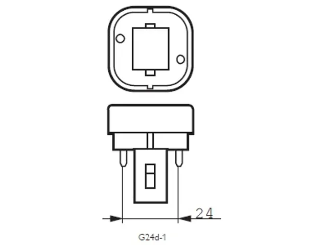 Ledlamp Philips CorePro G24D-1 2pin 5,9W 600lumen 3000K warm wit