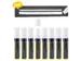 Krijtstift Securit Sma-720 Blokpunt 7-15mm Wit 8 Stuks