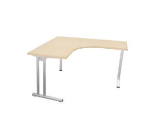 bureau in vrije vorm,HxBxD 740x1400x1400mm,vrije vorm,NE-esdoorn - 1
