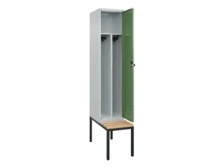 locker voor scheiding van kleding,HxBxD 2120x400x815mm,1vak - 2