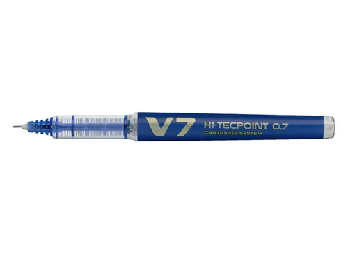 Rollerpen Pilot Hi-Tecpoint V7 Cartridge System Begreen 0.7mm Blauw