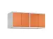opzetkast,v. locker voor scheiding van kleding,4vak.,vak B 300mm