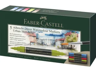 Aquarel marker Albrecht Dürer, doos á 5 stuks Urban Sketching - 2
