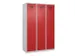 locker voor scheiding van kleding,HxBxD 1850x1200x500mm,3vak