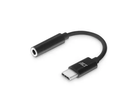 Adapter ACT USB-C naar 3.5mm audio jack 0.1 meter