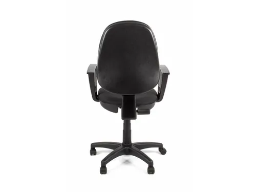 Bureaustoel EN1335 Linea Tiger 01 zwart/zwart met armleuning