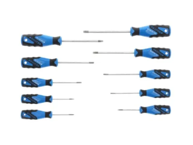 GEDORE 2163 TX-010 3C-schroevendraaierset 10stuks TX T7-T40