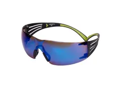 3M SecureFit SF408ASB veiligheidsbril, blauw spiegellas, per stuk