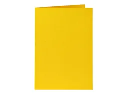 Correspondentiekaart Papicolor dubbel 105x148mm dottergeel pak à 6 st