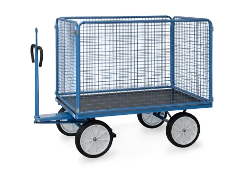 Handtrekwagen Trekoog 6445vz 1000kg 1600x900mm Draadgaas Rubber