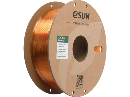 eSUN 3D printer Filament PLA-Clear 1,75mm Flame Crystal 1kg