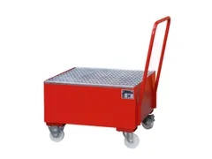 Mobiele Opvangbak Hxbxd 615X800X800Mm 1X200L Staand Ral3000