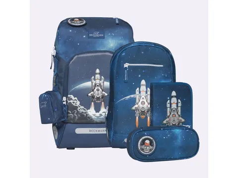 Schooltasset Beckmann Active Air FLX Space Mission blue 6 dlg (Schoolt