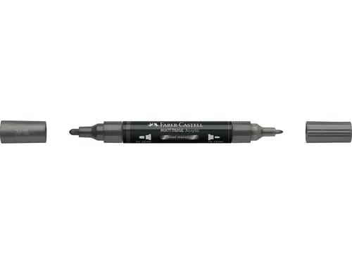 Acrylmarker Faber-Castell Multimark 297 steel metallic