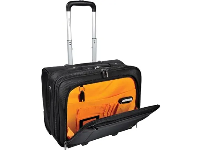 Exactive Exatrolley Trolley Voor 15.6 Inch Laptops Zwart Polyester