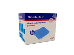 Detectaplast 8142 Pleister waterafstotend blauw 38x38mm 100 Stuks