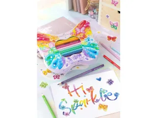 Kleurpotloden Faber-Castell sparkle 12 standaard kleuren + 8 pastel kl - 5