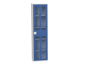 universele kast,HxBxD 2000x525x350mm,4xStalen bodem,draaigrendelslot - 1