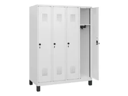 schoollocker,HxBxD 1630x1200x500mm,4vak,vak B 300mm,draaigrendel